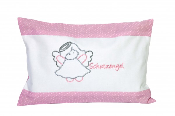 Kuschelkissen Schutzengel 30x20cm - rosa