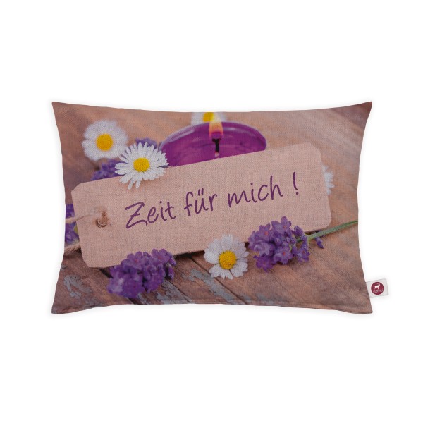 Motivkissen 30x20cm - Zeit für mich