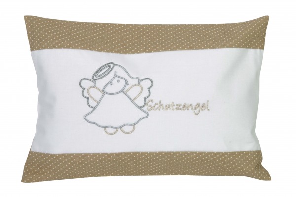 Kuschelkissen Schutzengel 30x20cm - beige