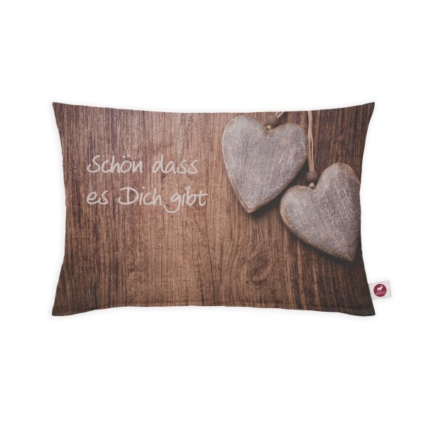 Motivkissen 30x20cm - Schön dass es dich gibt