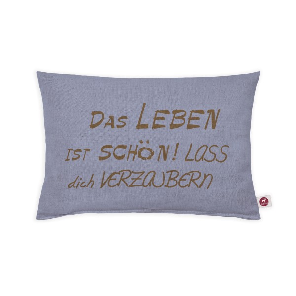 Motivkissen 30x20cm - Das Leben ist schön