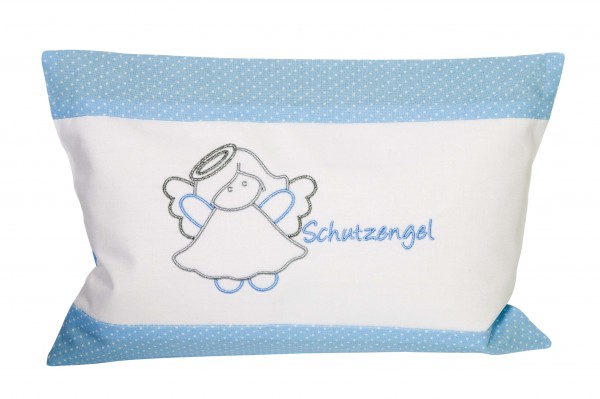 Kuschelkissen Schutzengel 30x20cm - blau