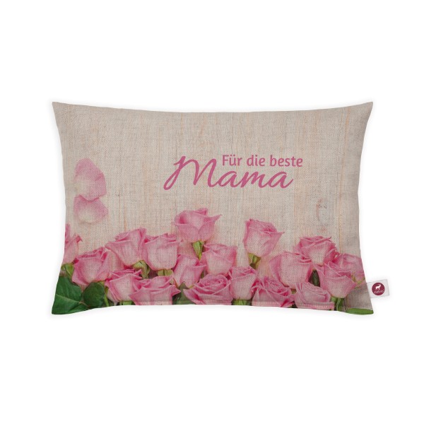 Motivkissen 30x20cm - Für die beste Mama